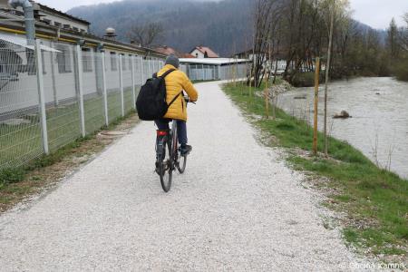 Z zasaditvijo dreves smo uradno odprli kolesarsko povezavo Kamnik–Godič (101)
